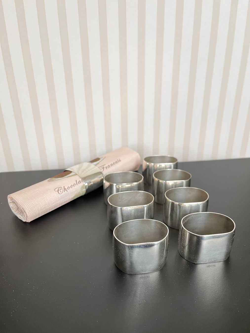 Altro in Decorazioni & Accessori: Lino Sabattini Serviettenringe - Silberpatt über Messing – Usato da Basel venduto da Lancer4 1