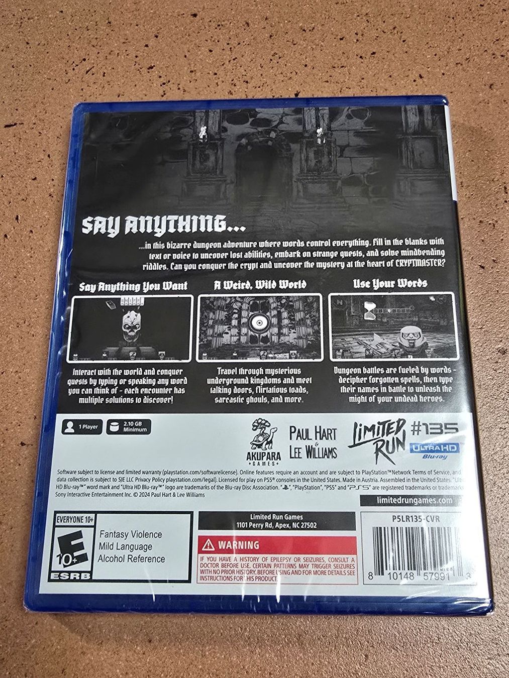 Jeux: Cryptmaster PS5 Spiel Sealed – Neuf avec emballage d'origine à Steinhausen par Oli_1981 1