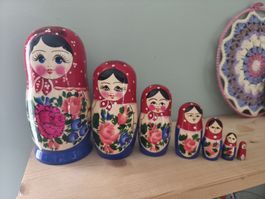 Poupée russe Matriochka décor floral
