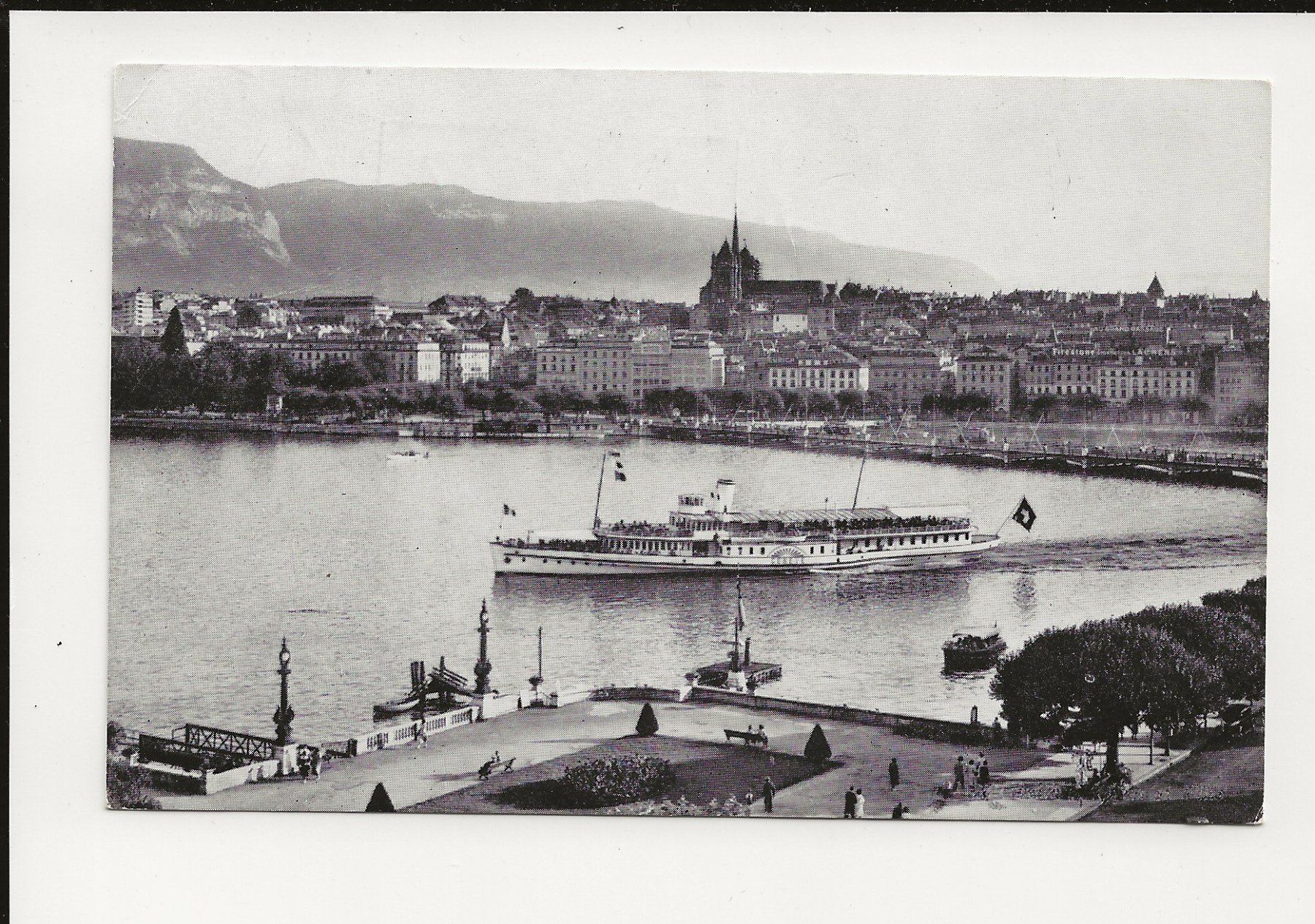 Cartes postales: AK 1965 Genf mit Dampfschiff – D'occasion à Greifensee par 315WDO
