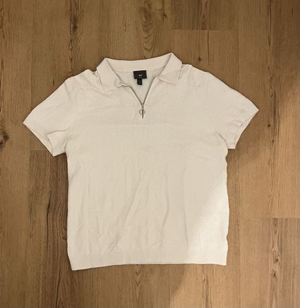 Gewelltes Cord Half-Zip Shirt H&M Gr. XL - Guter Zustand