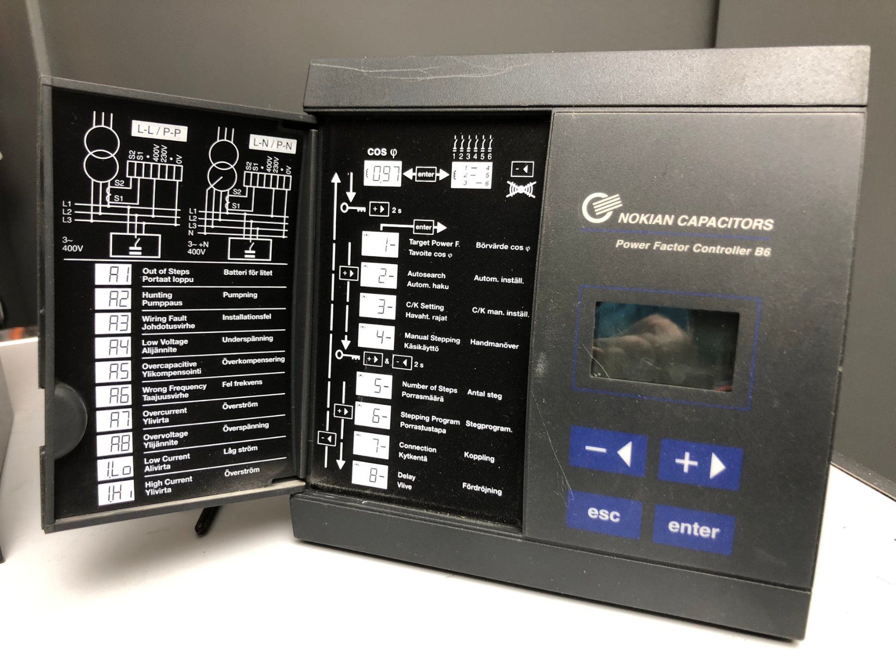 Sistema di controllo: Power Factor Controller Kompensationsanlage Steuerung Regler – Usato da Hinterkappelen venduto da atomschnee 5