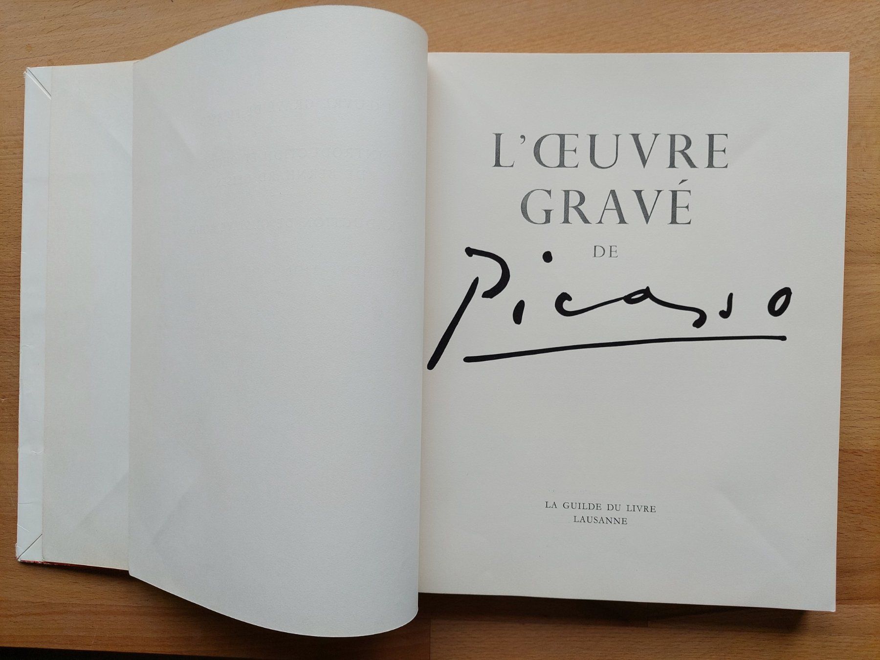 Libri: L'Oeuvre Gravé de Picasso – Usato da Obfelden venduto da Foto_Bild_Kunst_Buch 1