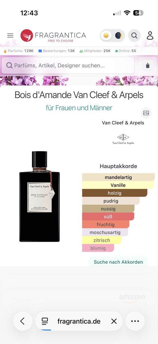 Van Cleef Parfum & Eau de Toilette: Van Cleef & Arpels Bois d'Amande, 2 ml – Gebraucht aus Sursee von nri_g5z8 1