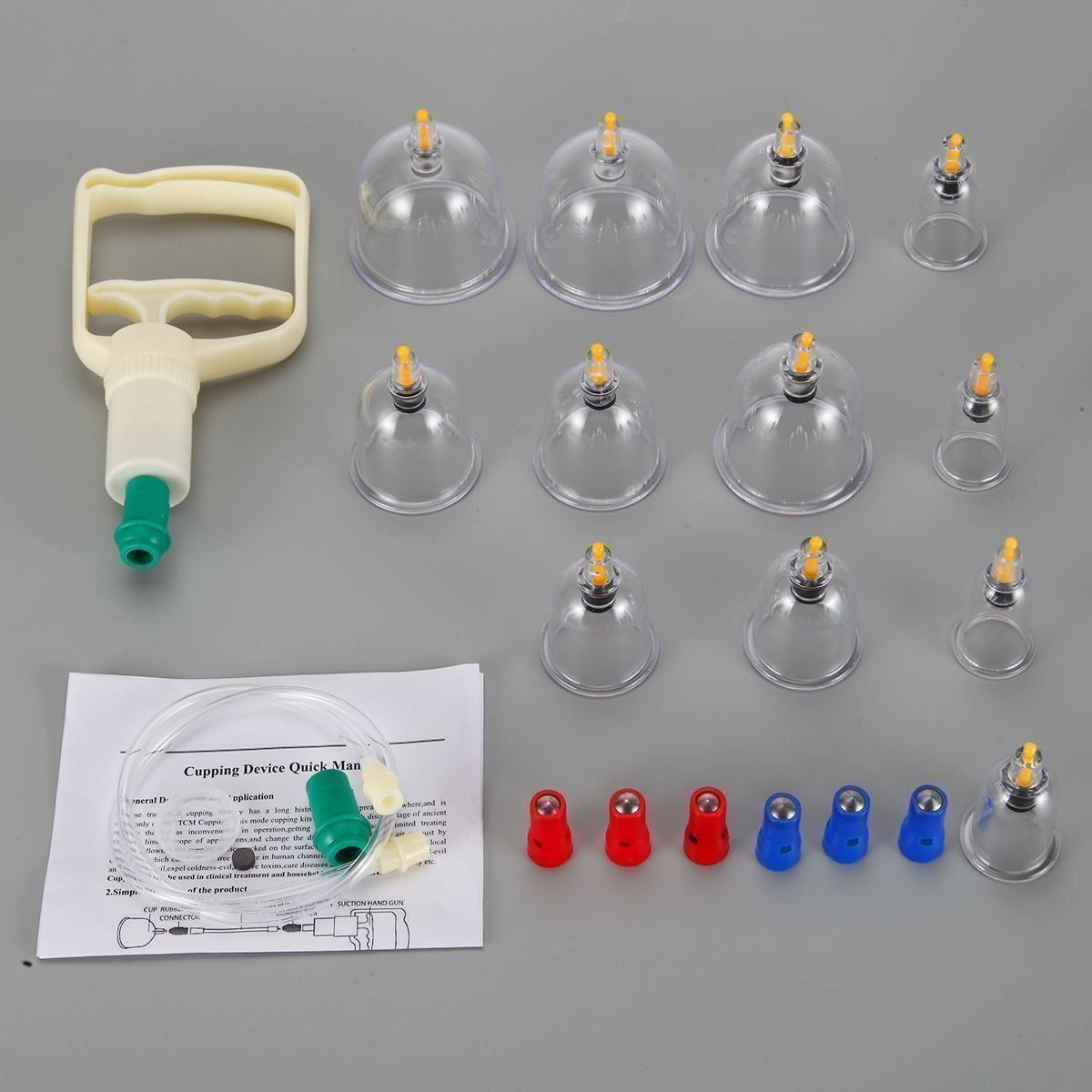 Dispositivi per massaggi: 20tlg Schröpfen Set 12 Schröpfgläser – Nuovo (secondo la descrizione) da Thun venduto da Newnewshop 1