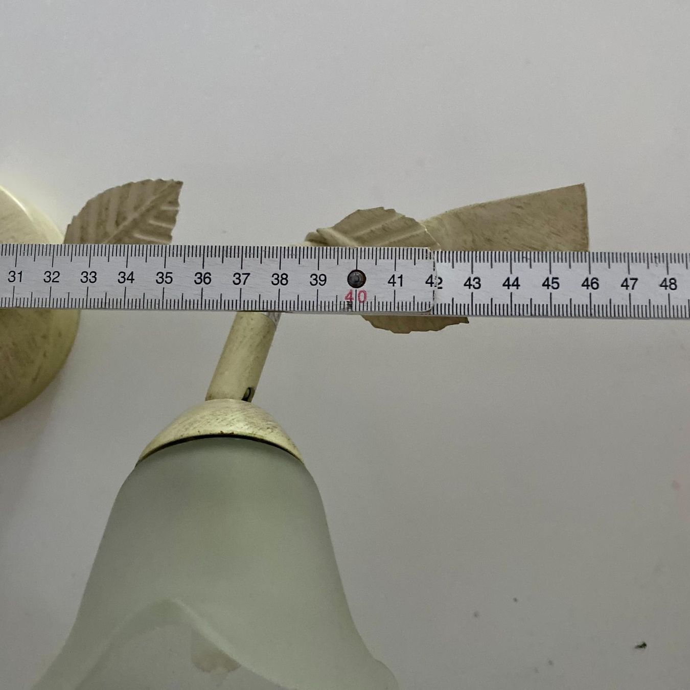Lampadari & plafoniere: Antike Wandlampe mit Blumenmuster - Florentiner Stil – Usato da Krauchthal venduto da SamsPuce 5