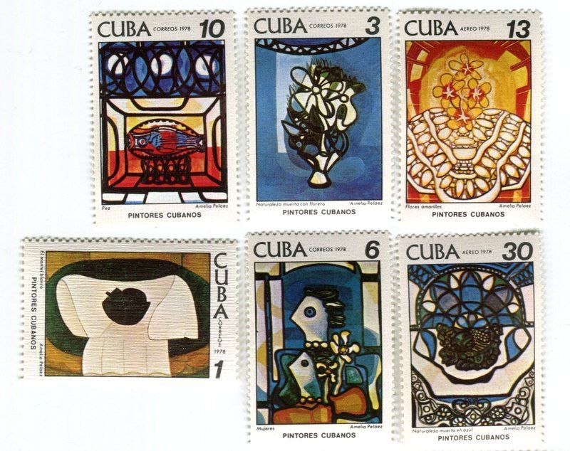Tous les timbres: Briefmarken "Malerei". Kuba – Neuf avec emballage d'origine à Basel par Butsch5