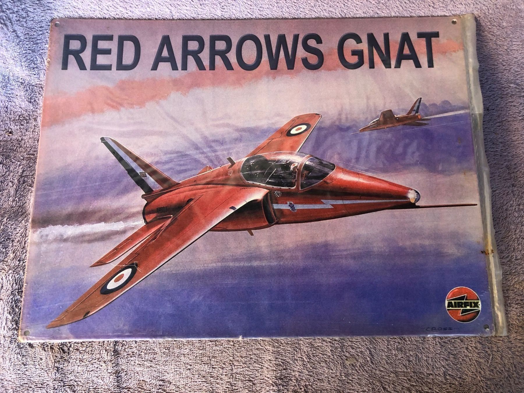 Ecriteaux: Red arrows gnat flugzeug luftwaffe – Neuf (Voir description) à Reinach AG par rares75