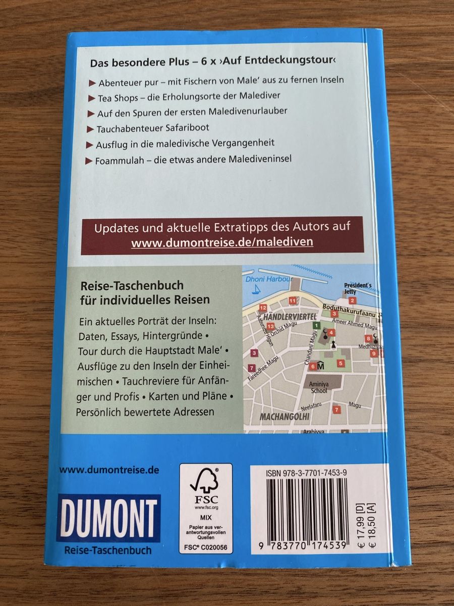 Libri: Malediven Reiseführer, Dumont – Usato da Wiezikon b.Sirnach venduto da talamona94 1