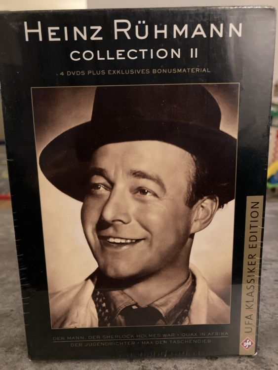 Heinz Rühmann Holz Box - 4 Filme Special Edition DVD 4012020061981