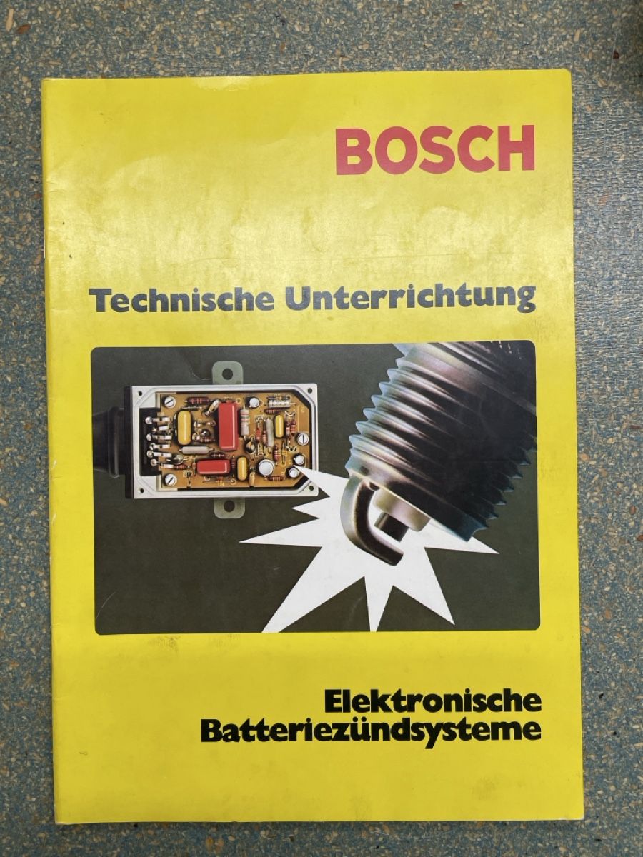 Bosch Documenti: Bosch Technische Unterrichtung – Usato da Möhlin venduto da Rotor117 9