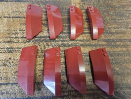 lego 41750 et 41749 lot de 8 pièces Dark Red Wedge 8 x 3 x 2