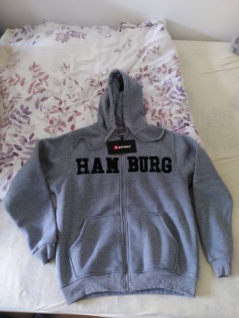 Hamburg Hoodie mit Reissverschluss