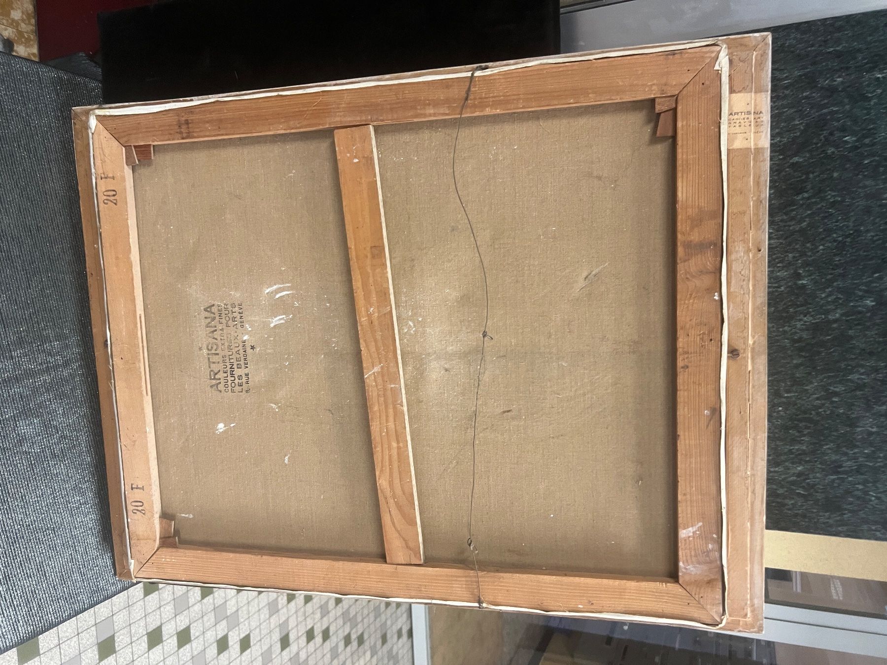 Dipinti: HUILE SUR TOILE SIGNÉE ET DATÉE 56 – Usato da Genève venduto da Qanil77 5
