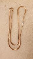 Schlangenkette aus Roségold - 50 cm Breite: 3 mm