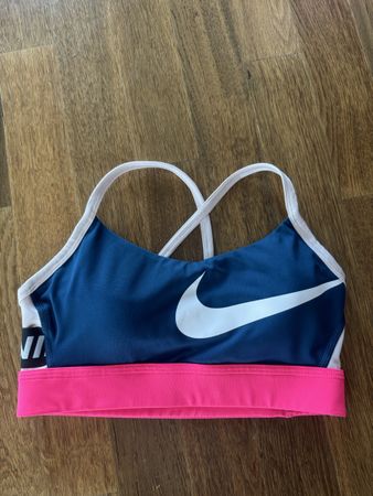 Nike Sport BH Grösse M Blau Pink Neu