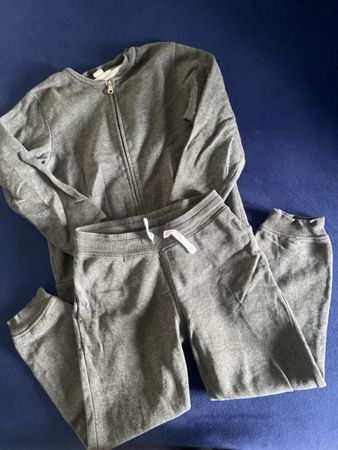 Grauer Jogginganzug, H&M, Grösse 134