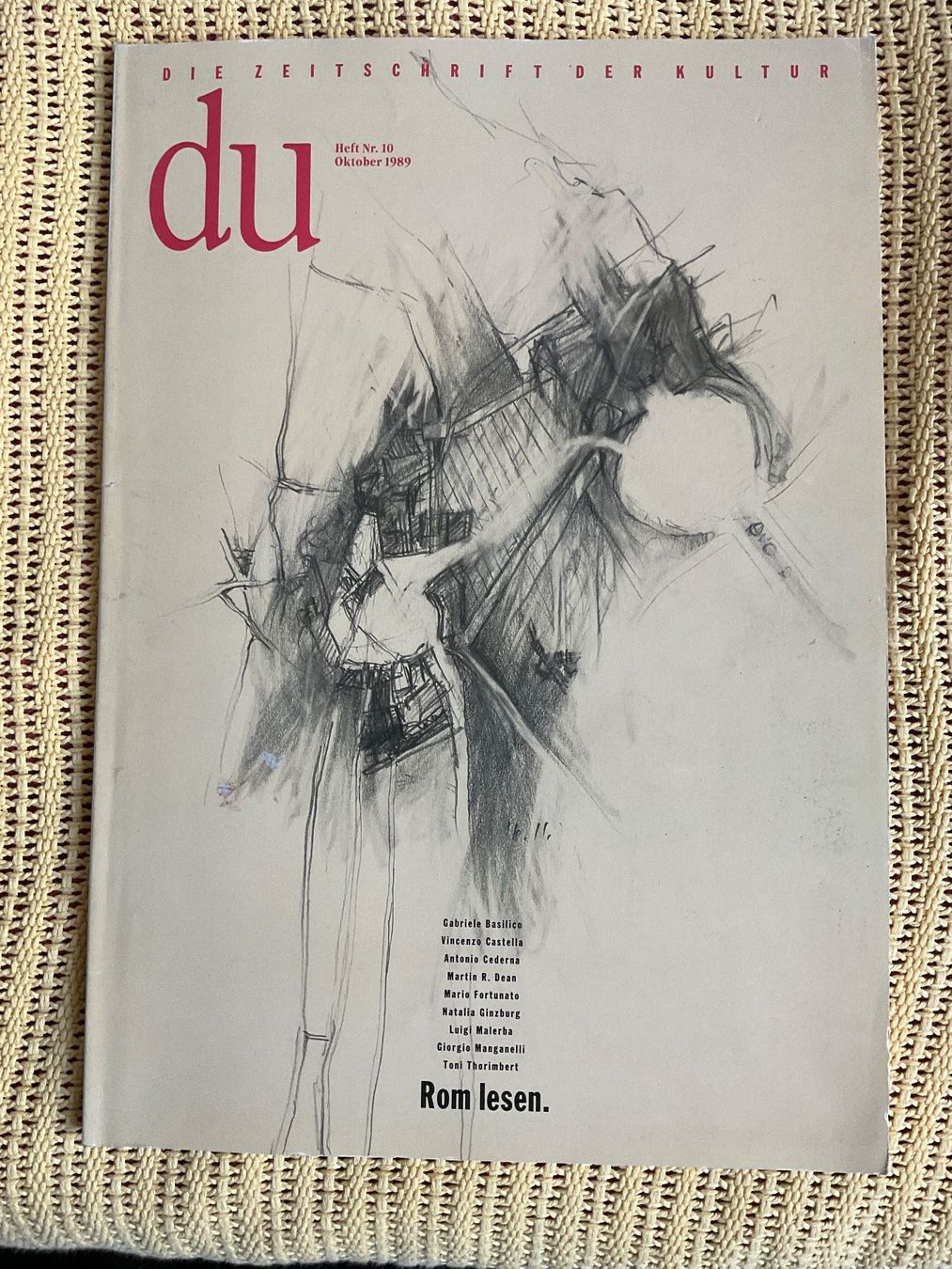 Riviste & Magazine: Du Heft Nr.10, Oktober 1989 – Usato da Zürich venduto da Tolima194