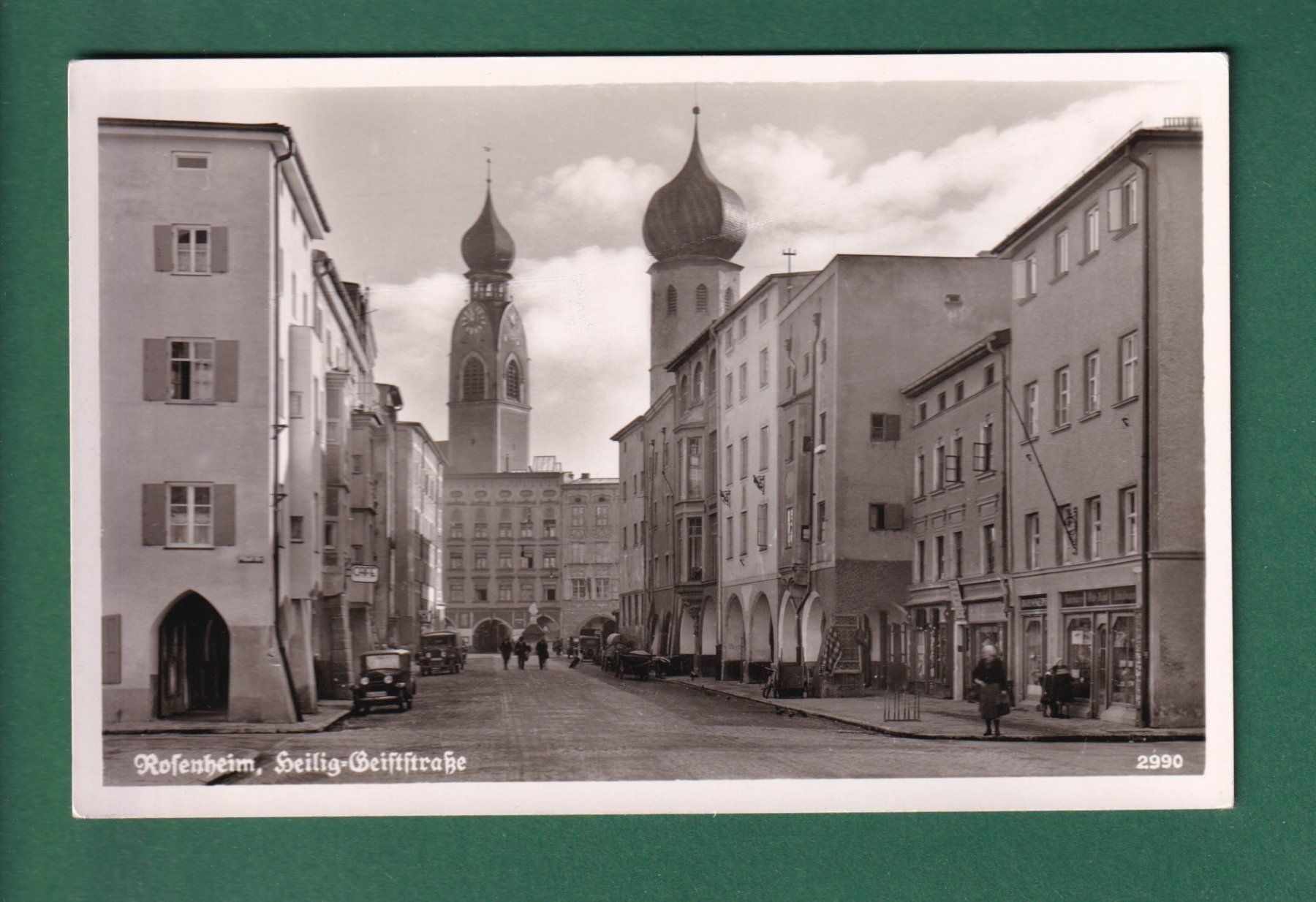 Ansichtskarten: ROSENHEIM - Heilig-Geiststrasse – Gebraucht aus Pully von nicecards-shop