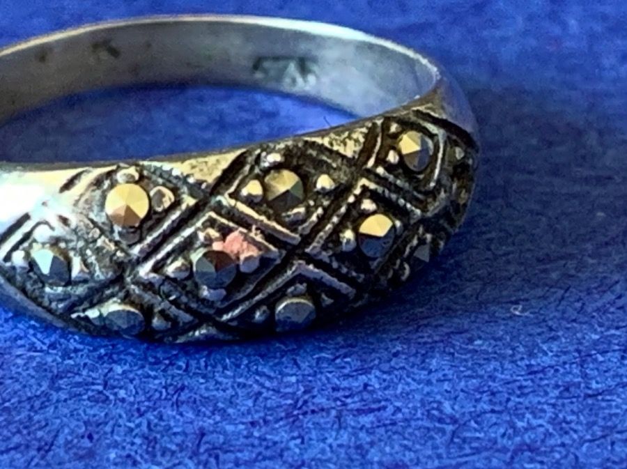 Anelli: pyrit-Silberring small (50) – Usato da Laufen venduto da Bellebellezza