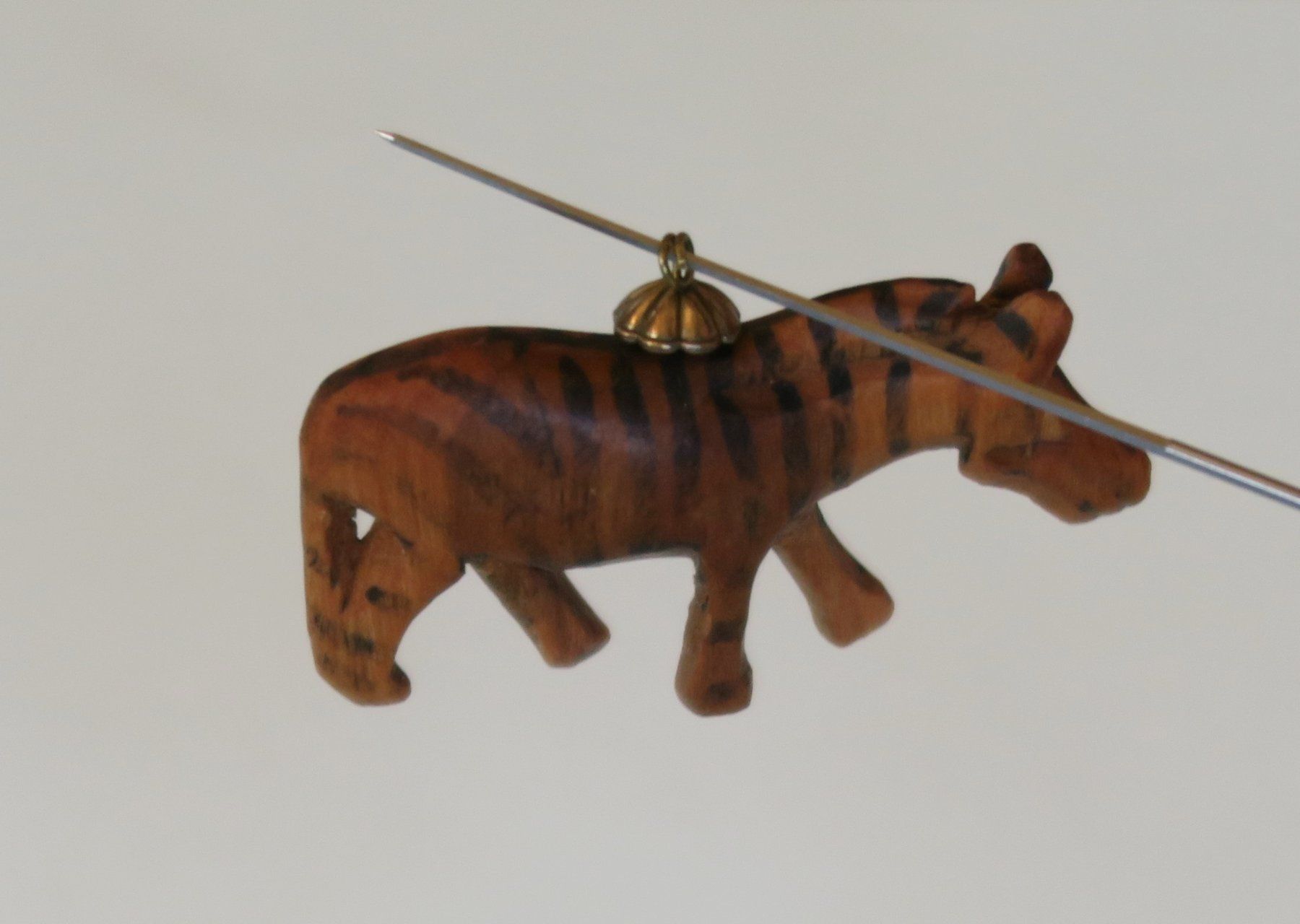 Ciondoli: Schmuck-Anhänger "Zebra" aus Holz – Usato da Brittnau venduto da marlenestone 3
