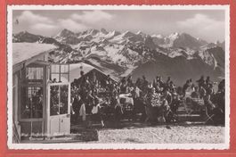 Rigi Staffelhöhe - Terrasse Hotel Edelweiss - 1942