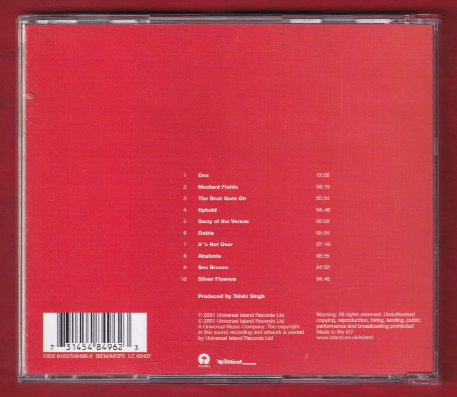 CDs: Talvin Singh - Ha (CD) – Gebraucht aus Zürich von Pfluftl2000 1