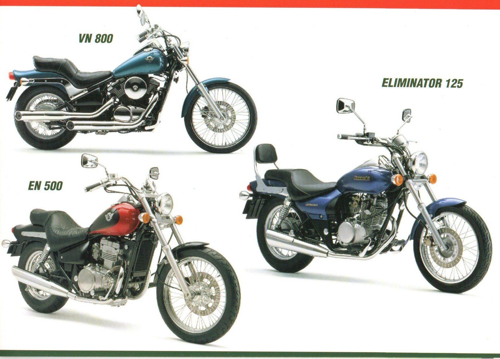 Kawasaki Strada: Kawasaki Modellprogramm 1998 - Originalprospekt – Usato da Malans GR venduto da Chueche427 8