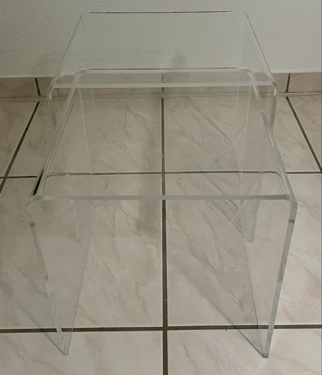 Tische: Vintage 2 Satz Couchtisch Plexiglas Design  – Gebraucht aus Hunzenschwil von Madachica 3
