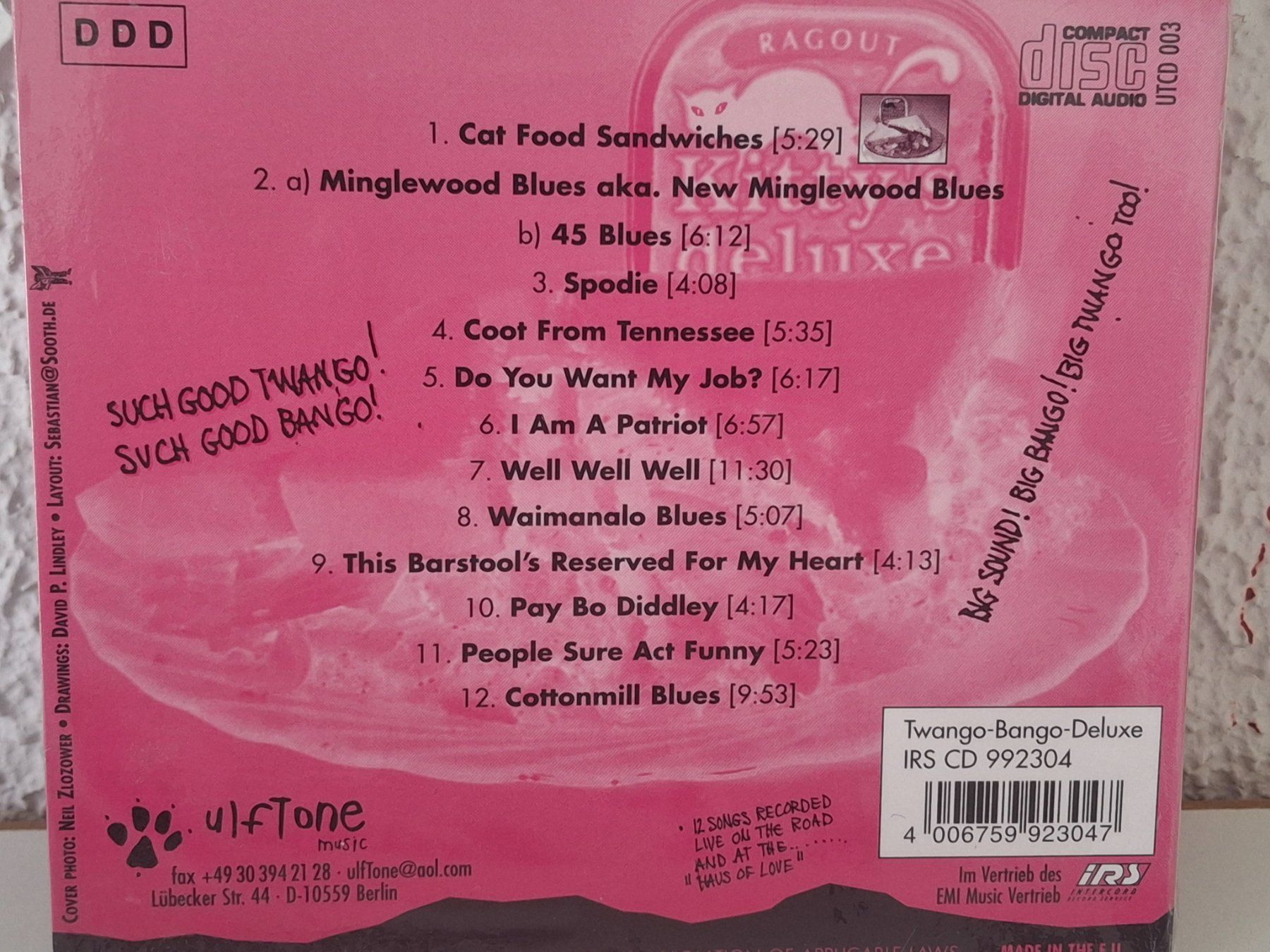CDs: CD David Lindley & Ingram -Twango Bango  Folk-Blues🆕 – D'occasion à Aarberg par Jackup1 1
