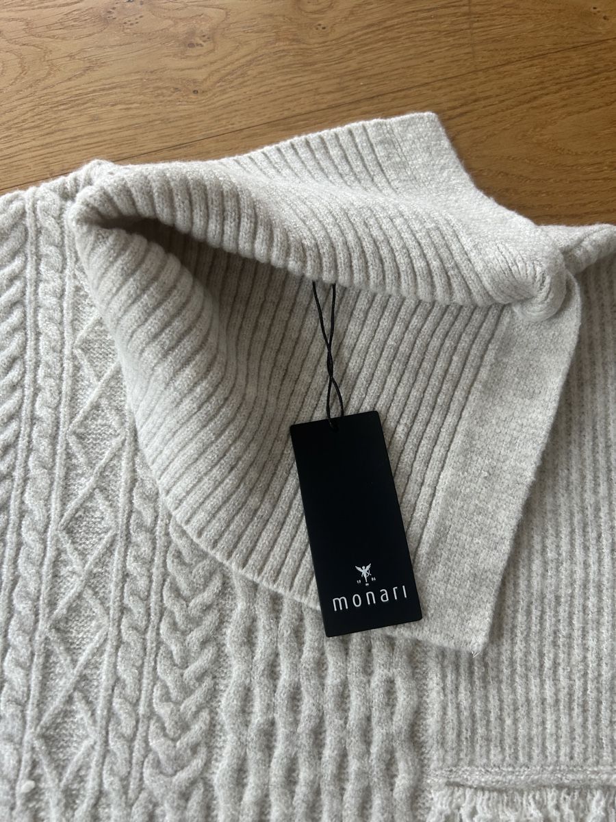 Monari Maglioni & Felpe: Monari Pullover, Strickmuster, Grösse 42, Neu – Nuovo e nell'imballaggio originale da Kehrsiten venduto da fot_55m5 3
