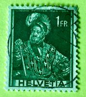 Nr.248  Oberst Ludwig Pfyffer  mit gestempelt 1941 Historisc