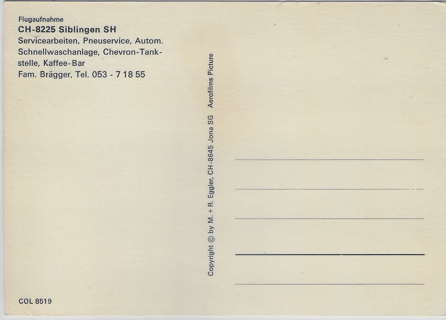 Cartoline postali: Flugaufnahme Siblingen SH Chevron- – Antico da Ettingen venduto da Kartenplanet 1