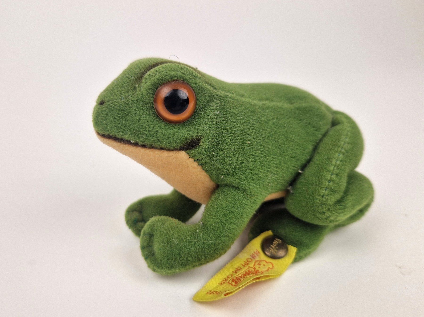 Steiff Giocattoli: Steiff Frosch "Froggy" Plüschtier – Usato da Basel venduto da Restwert_Basel 6
