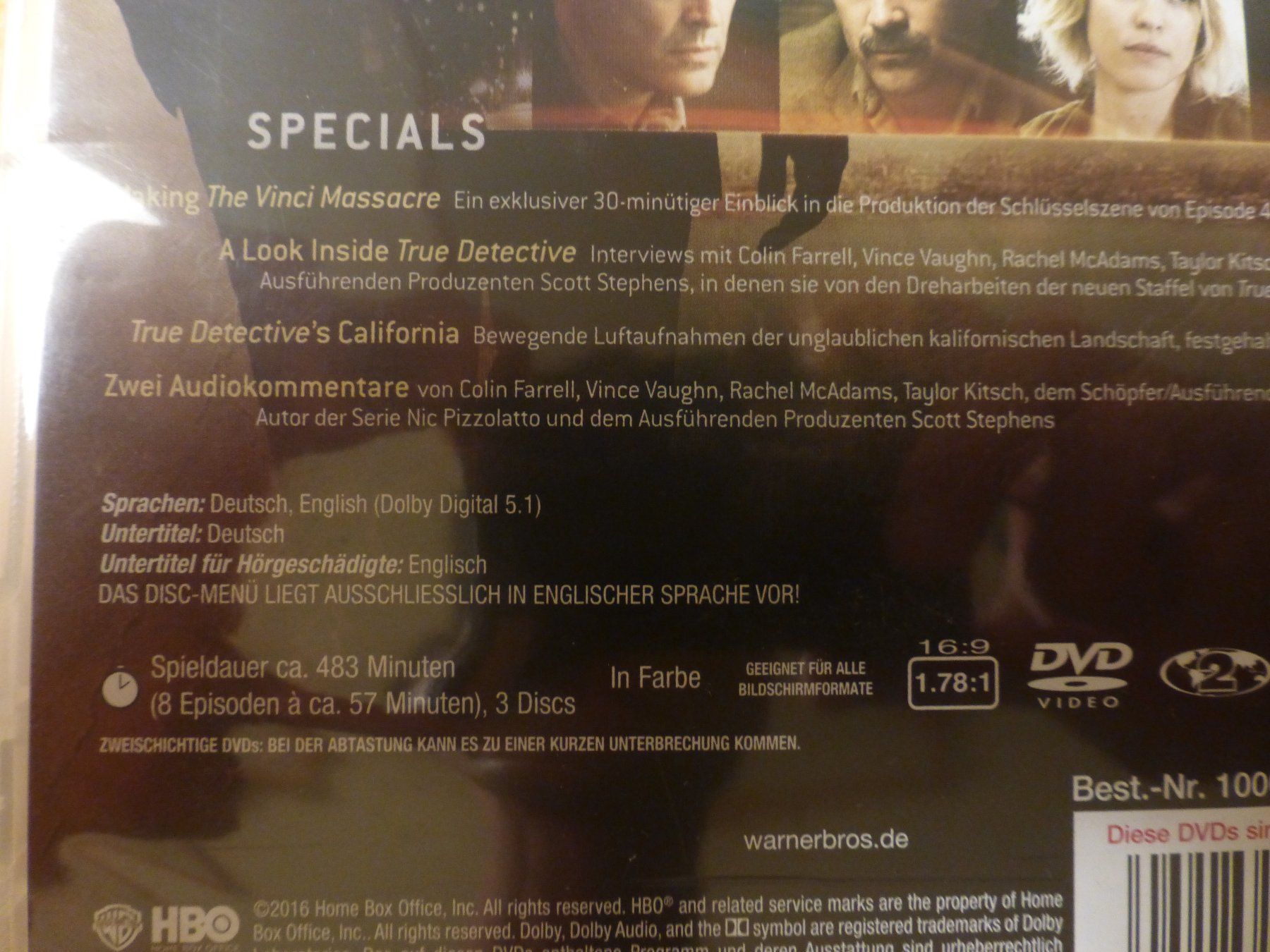 Tutti i DVDs: True Detective Season 2 DVD – Usato da Zumikon venduto da psisound 2