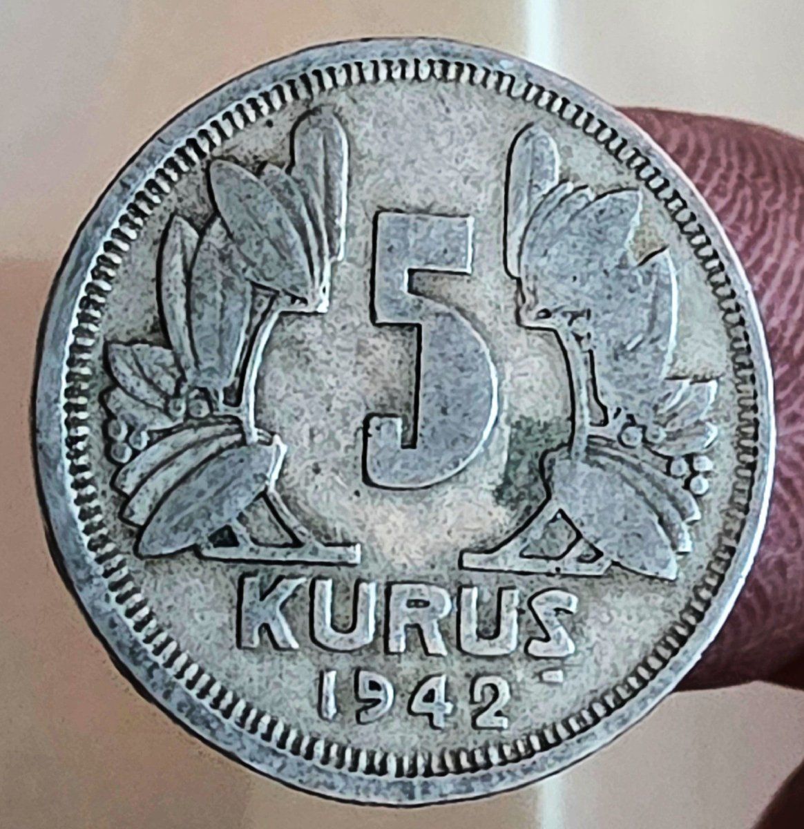 Tutti le monete: TÜRKEI 5 KURUS 1942 – Usato da winterthur venduto da CoinPassion 1
