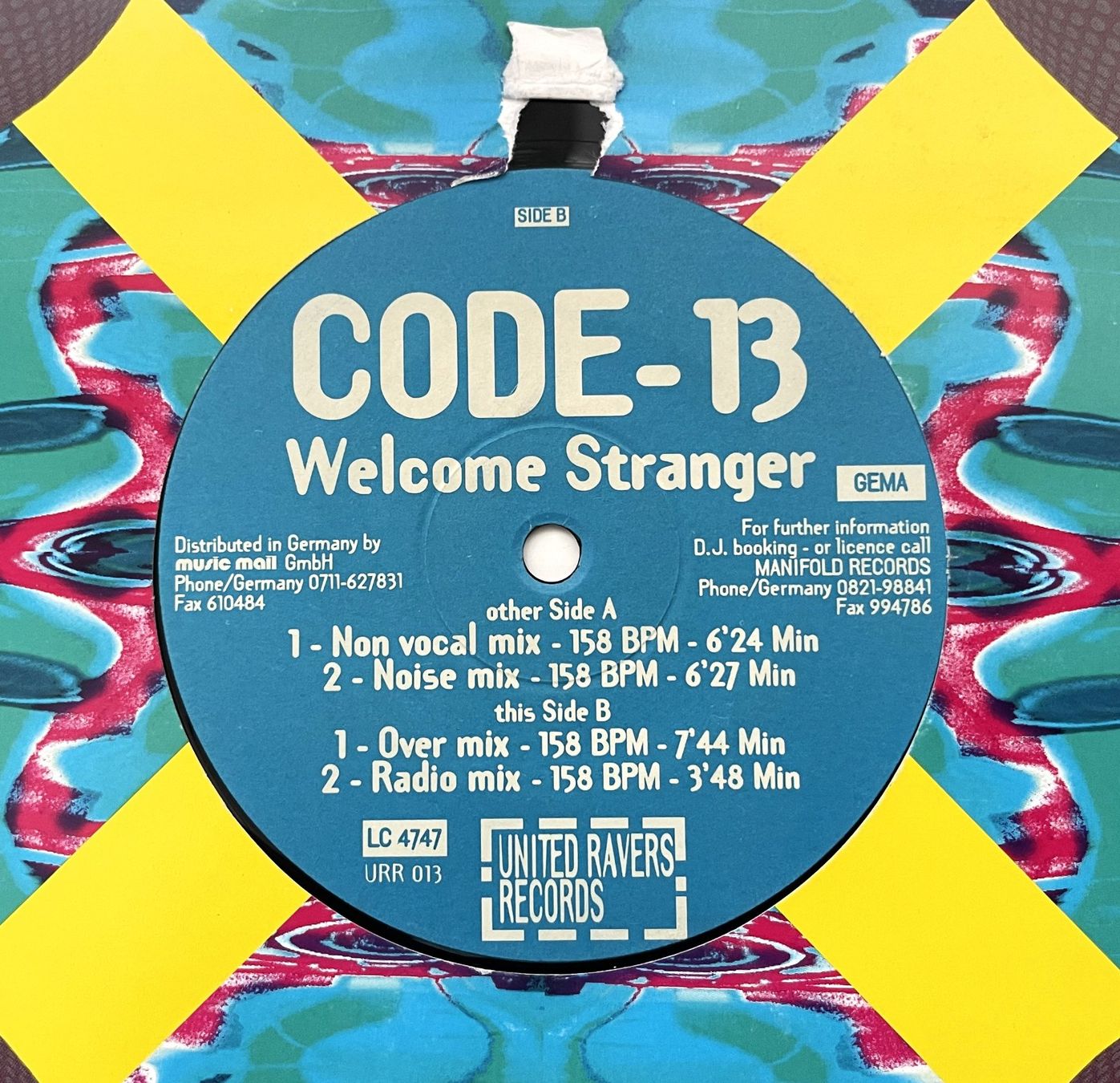 Dischi in vinile: Code-13 – Welcome Stranger – Vinyl – Usato da Oftringen venduto da Vucki 1