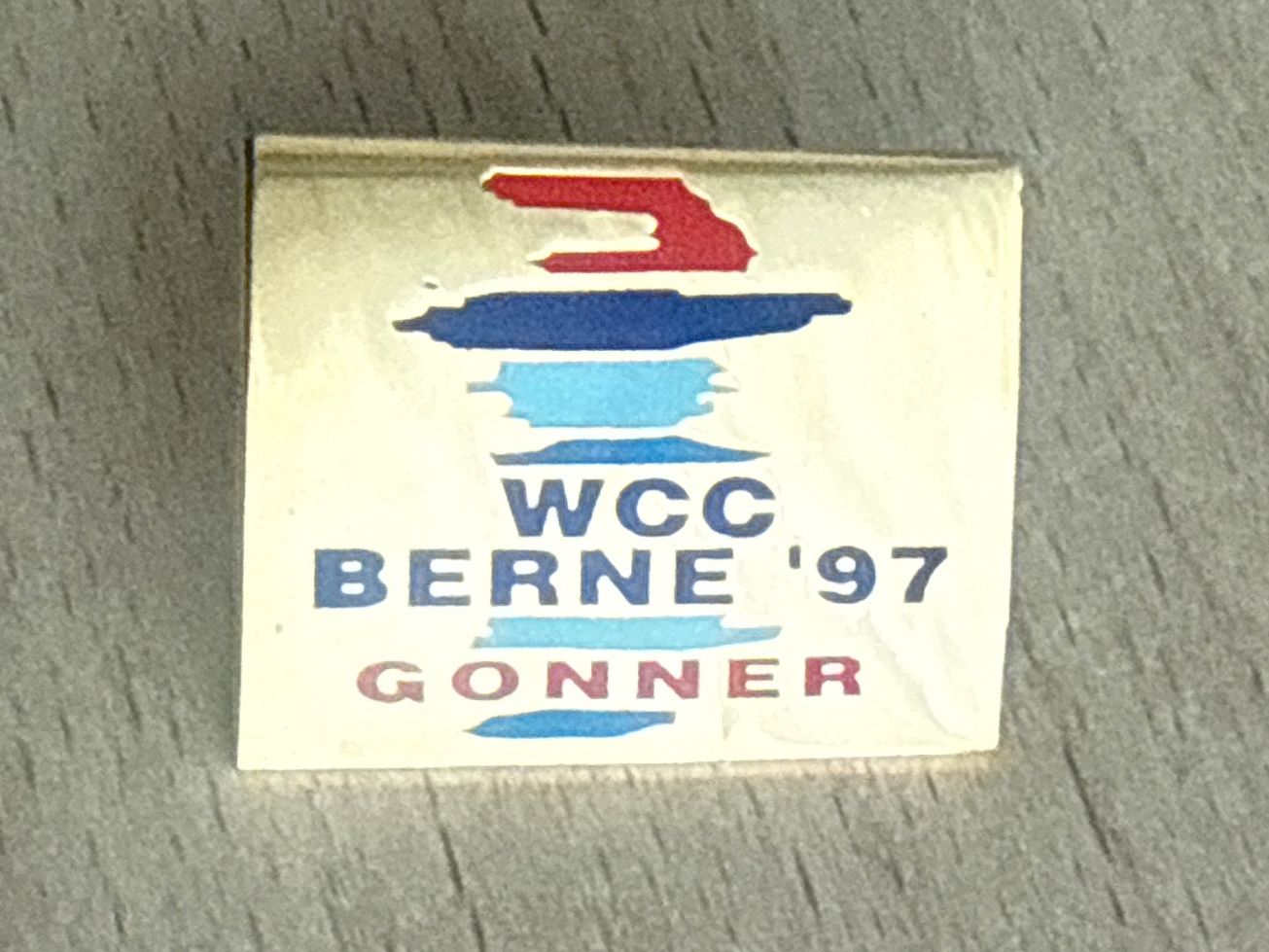 Placchette & Badge: Pin WCC Berne '97 Gonner – Usato da Glattbrugg venduto da Schweigmatt