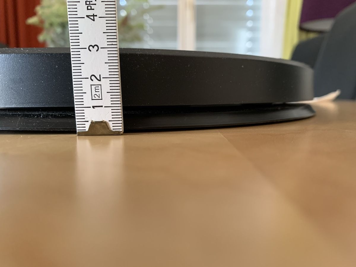 Assiettes: Drehteller schwarz,  32 cm Durchmesser, 3cm hoch – Neuf (Voir description) à Galgenen par Waldliesel 3