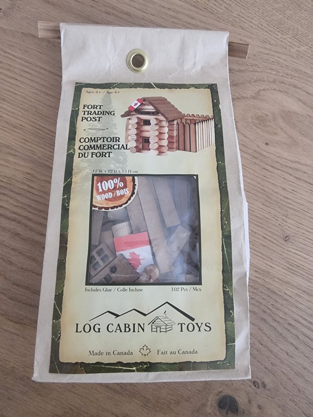 Articoli in legno: Log Cabin Toys, Blockhaus basteln – Nuovo (secondo la descrizione) da Buttikon SZ venduto da Limo180