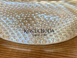 Grosse Schale Kosta Boda Kristall / Fruchtschale / Eis Schal