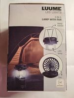 Vielseitige Camping-Laterne mit Ventilator  LUUME 2-in-1