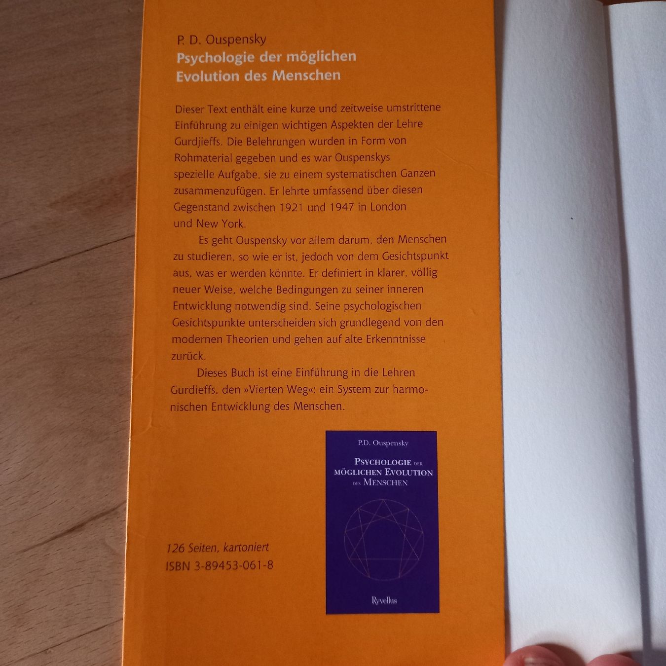 Livres: Vom Ewigen Leben  von Rodney Collin – D'occasion à Ebnat-Kappel par blazzi 2