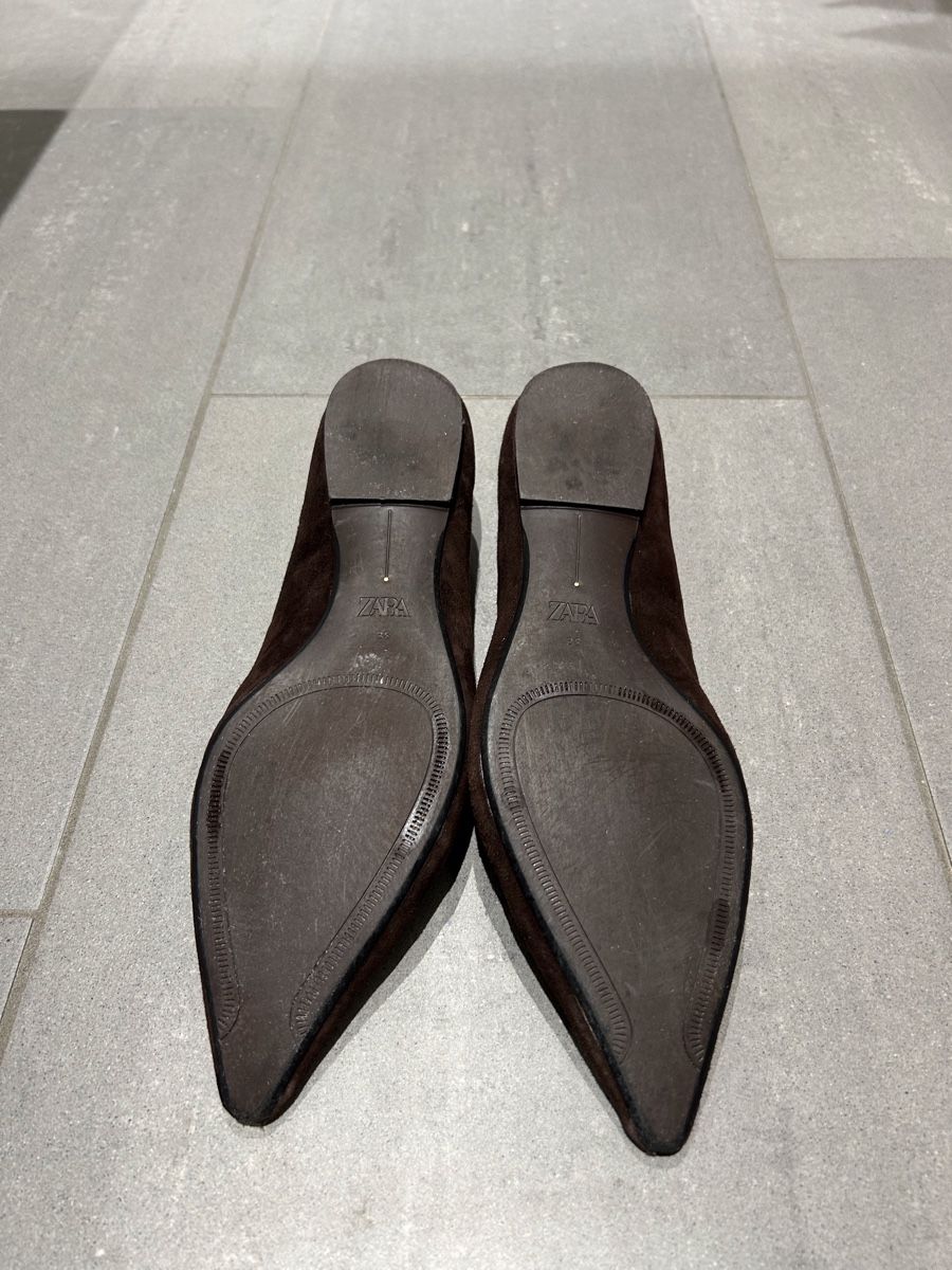 Zara Scarpe da donna: Spitzballerina Leder braun – Nuovo (secondo la descrizione) da Rütihof venduto da ALAFC 3