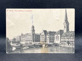 Zürich - Post, Stadthaus, Fraumünster