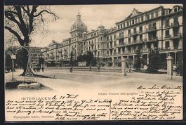 Interlaken, Hotels Victoria und Jungfrau