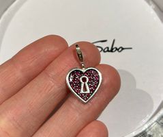 Thomas Sabo Charm Anhänger Herz mit Schloss ♥️🔐 925 Silber