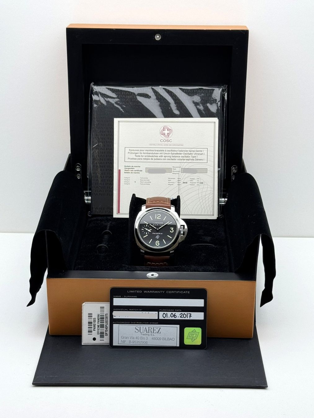 Panerai Uhren: Panerai Luminor Marina PAM01005 - New Strap - Full Set 2017 – Gebraucht aus Lausanne von Waltana 7