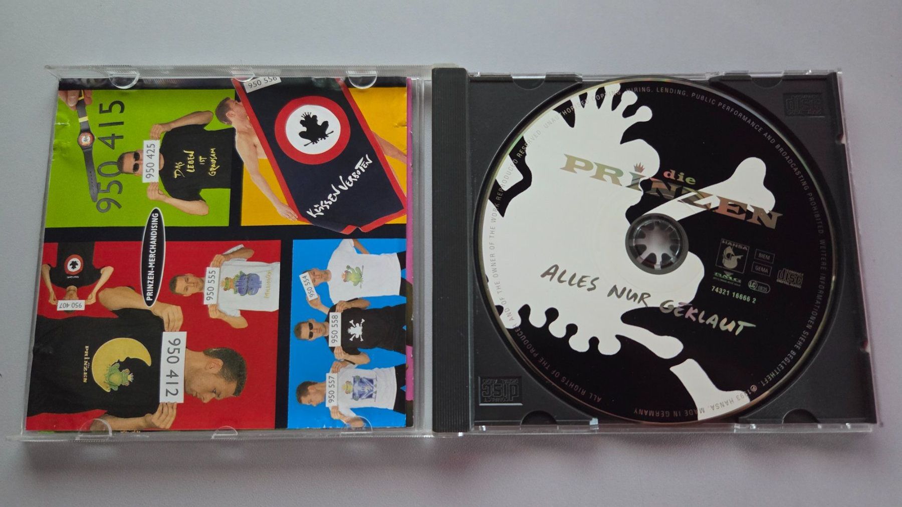 CDs: CD Die Prinzen - Alles nur geklaut – Gebraucht aus Schaffhausen von Kellerrassel 1