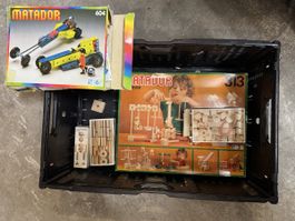 Matador Holzbaukasten Konvolut